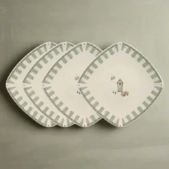 Naturewood® Set of 4 Square Salad Plates