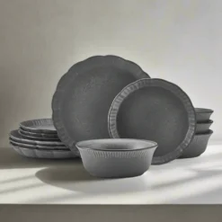 Noah 12 Piece Dinnerware Set, Service for 4