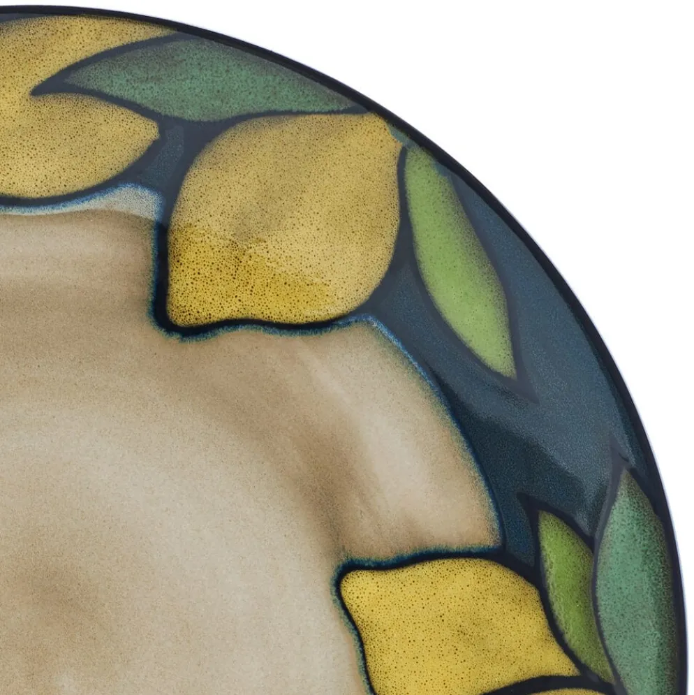 Painted Lemons 12 Piece Dinnerware Set, Service for 4