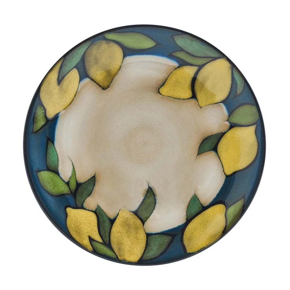 Painted Lemons 12 Piece Dinnerware Set, Service for 4