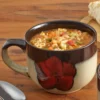 Painted Poppies Jumbo Soup Mug