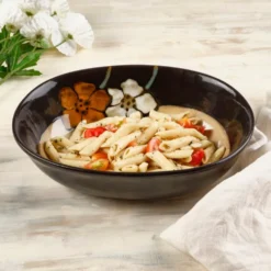 Painted Poppies Oval Serve Bowl