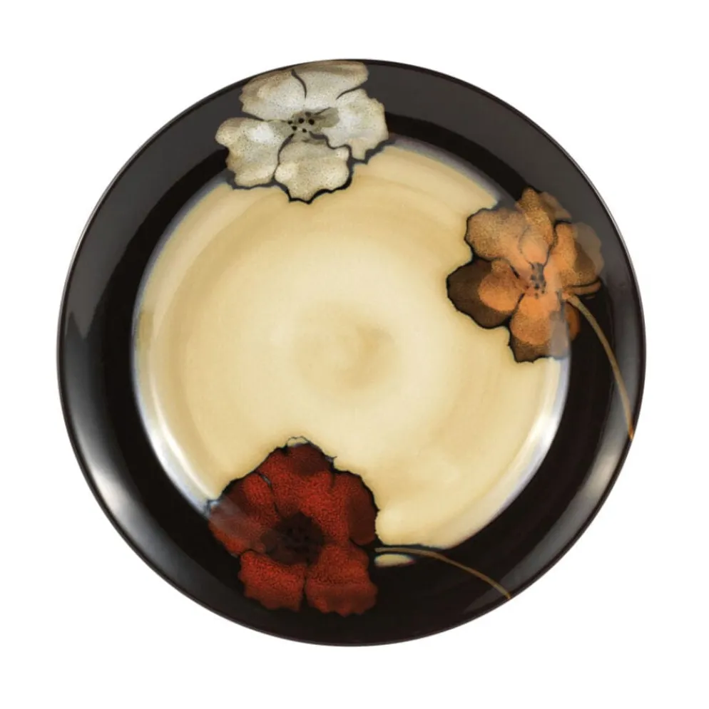 Painted Poppies 16 Piece Dinnerware Set, Service for 4