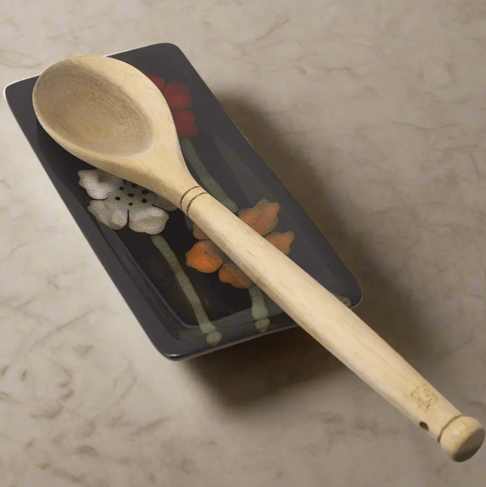 Painted Poppies Rectangular Spoon Rest