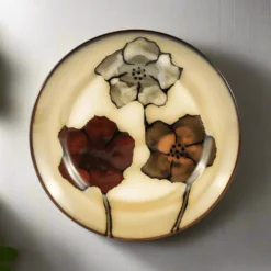 Painted Poppies Salad Plate