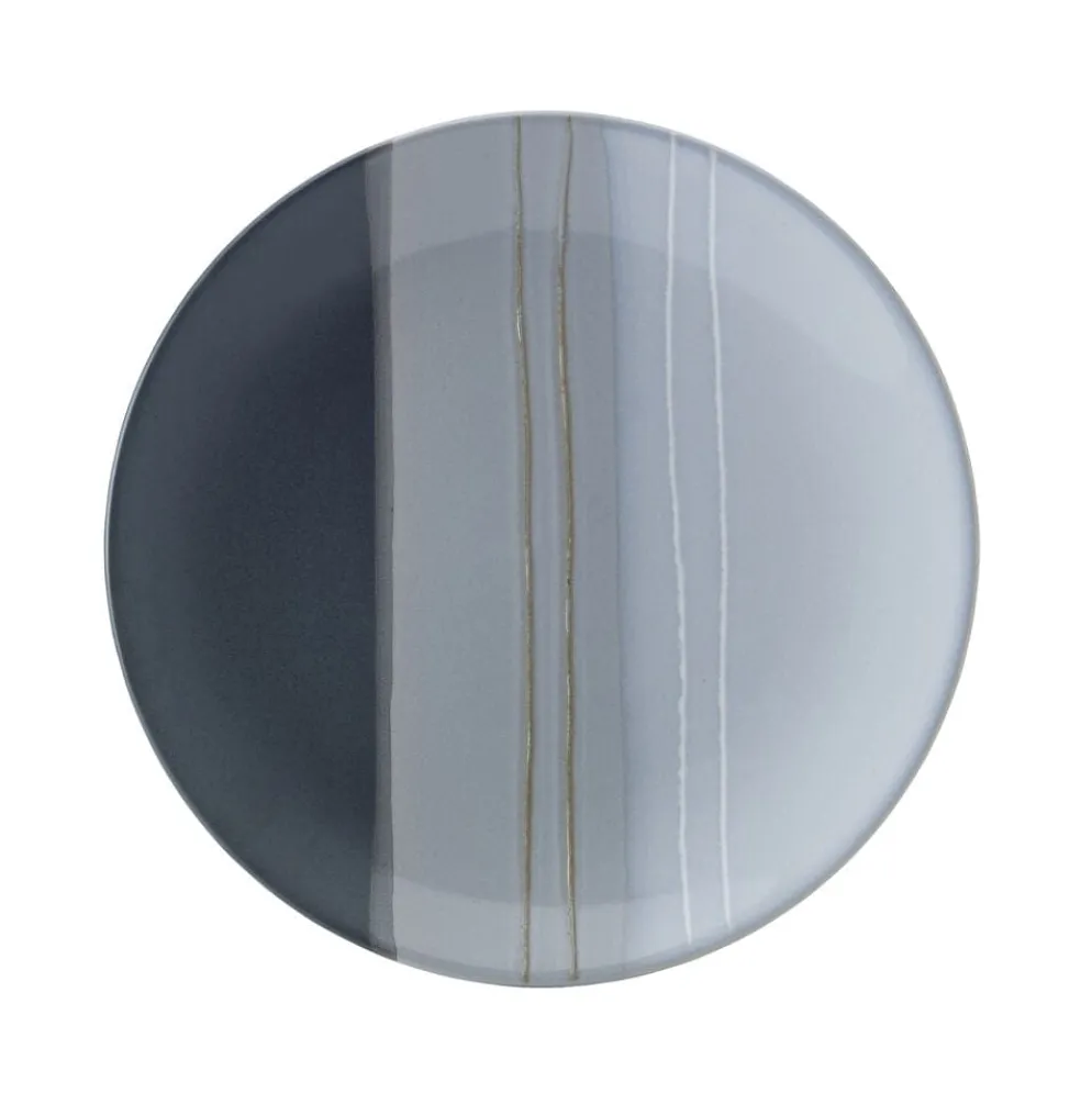 Parker Gray 16 Piece Dinnerware Set, Service for 4