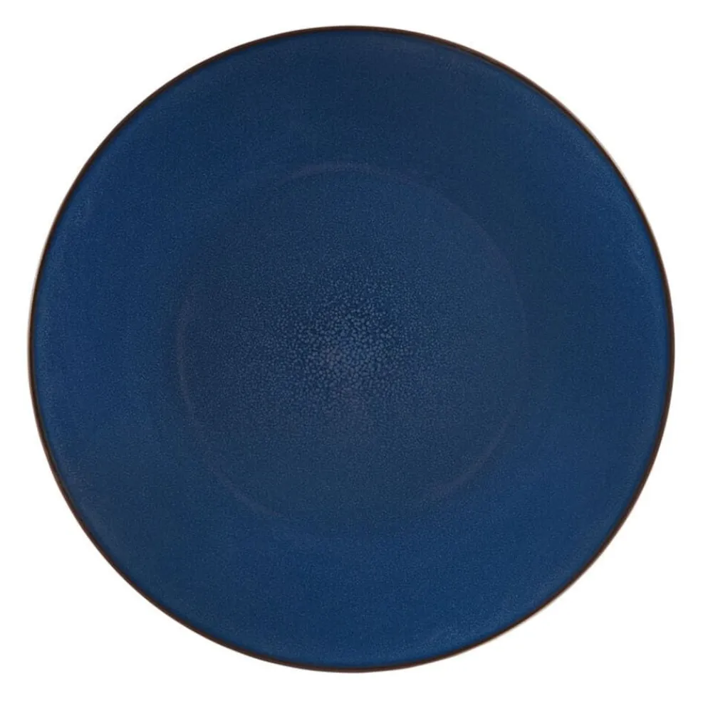 Pierce Blue 16 Piece Dinnerware Set, Service for 4