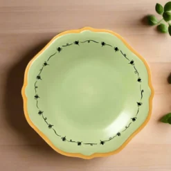 Pistoulet® Salad Plate with Yellow Band
