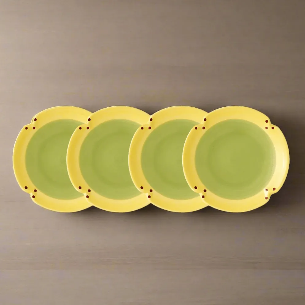 Pistoulet® Set of 4 Bread and Butter Dessert Plates
