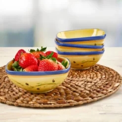 Pistoulet® Set of 4 Individual Square Bowls