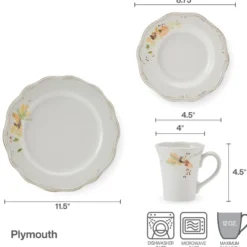 Plymouth Dinnerware Set