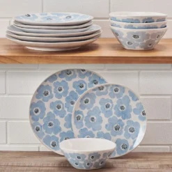 Radiant Floral 12 Piece Set, Service for 4