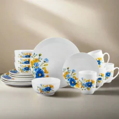 Rhea 16 Piece Dinnerware Set, Service for 4