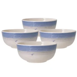 Rio Beach House Set of 4 Outdoor Melamine Cereal Bowls