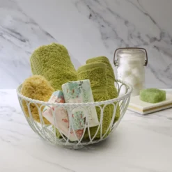 Rope Fruit and Bread Basket White