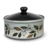 Rustic Leaves Covered Casserole