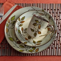 Rustic Leaves Dinnerware Set