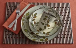Rustic Leaves Service for 8 with Serveware