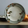 Rustic Leaves Set of 4 Dinner Plates