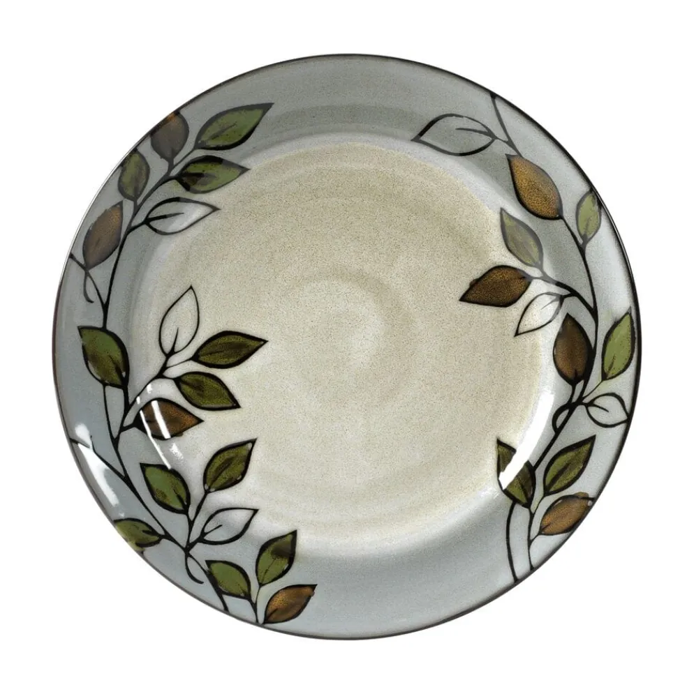 Rustic Leaves Set of 4 Dinner Plates