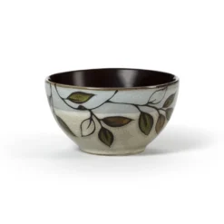 Rustic Leaves Set of 4 Fruit Bowls