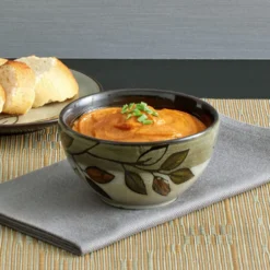 Rustic Leaves Set of 4 Fruit Bowls