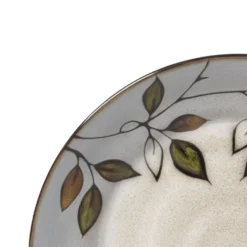 Rustic Leaves Set of 4 Salad Plates