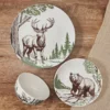 Rustic Lodge 12 Piece Dinnerware Set, Service for 4