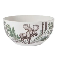 Rustic Lodge 12 Piece Dinnerware Set, Service for 4