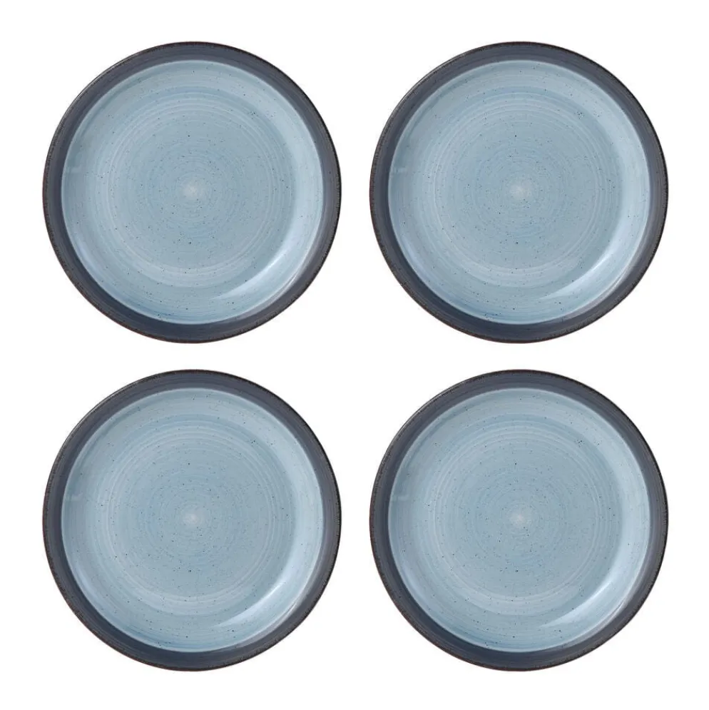 Sadie Blue 16 Piece Dinnerware Set, Service for 4