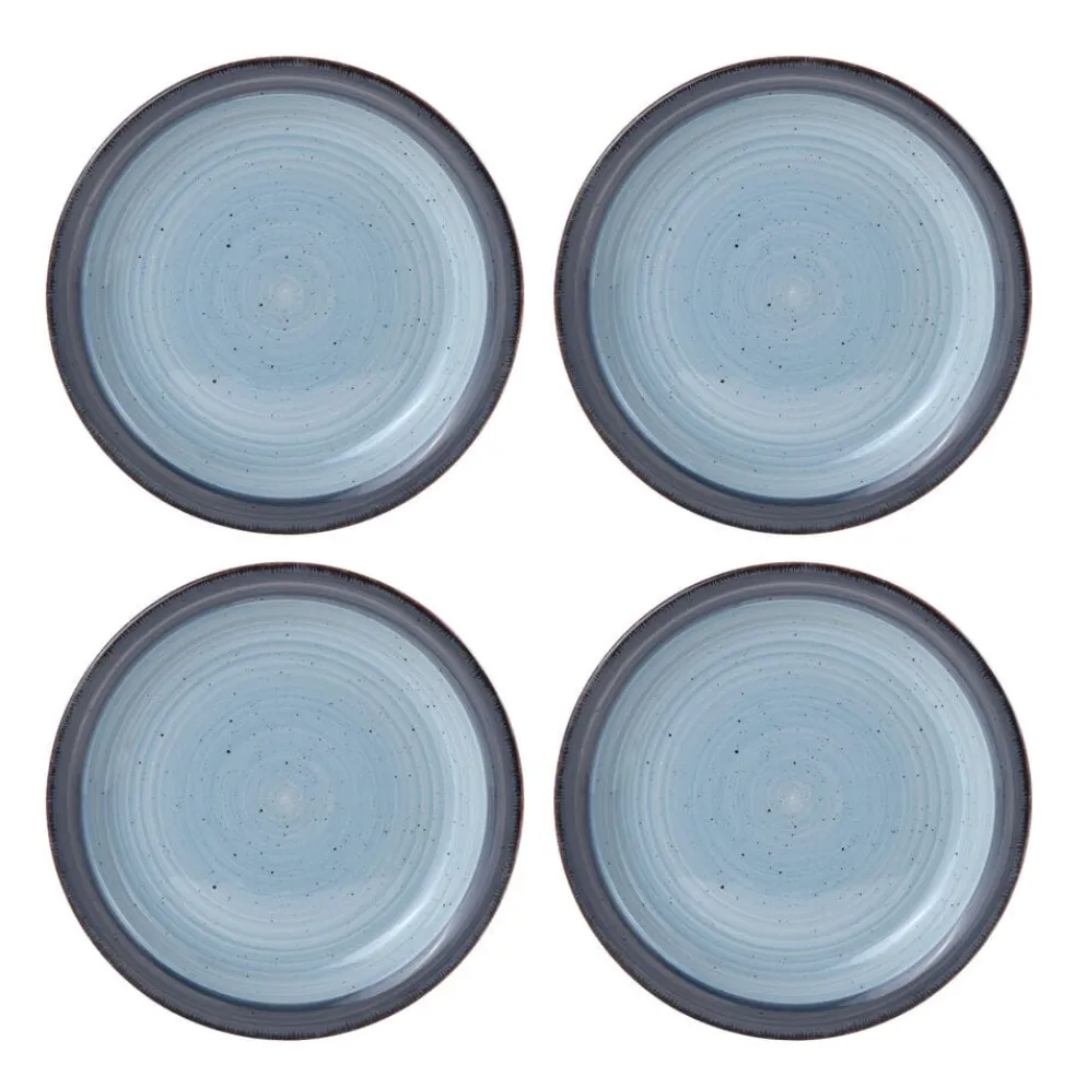Sadie Blue 16 Piece Dinnerware Set, Service for 4