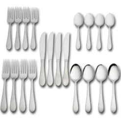 Salisbury Satin 20 Piece Flatware Set, Service for 4
