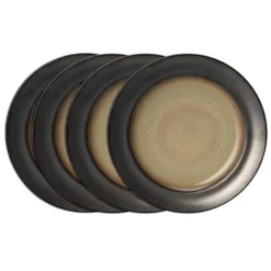 Sandstone Set of 4 Dinner Plates