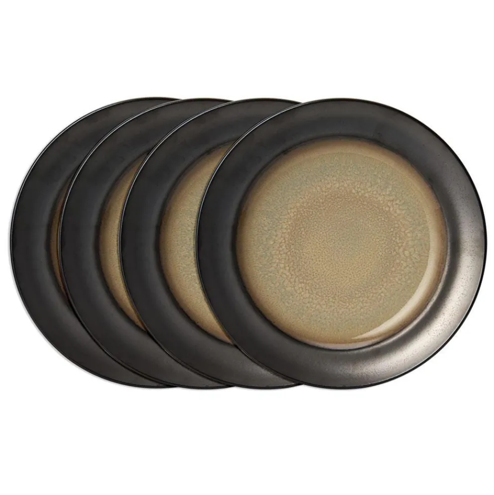 Sandstone Set of 4 Dinner Plates