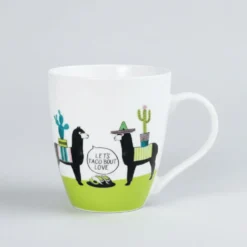 Sentiment Mugs Lets Taco Bout Love Llama Mug