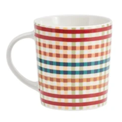 Sentiment Mugs Plaid Pumpkin