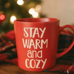 Sentiment Mugs Red Snuggle Weather Mug