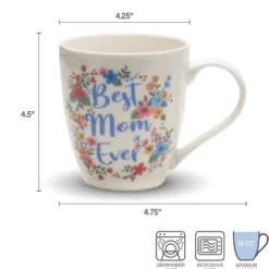 Sentiment Mugs Set of 2 Best Daughter Best Mom Ever Mugs