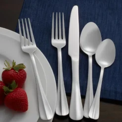 Simplicity 53 Piece Flatware Set, Service for 8