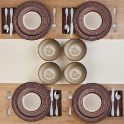 Skylar 12 Piece Dinnerware Set, Service for 4