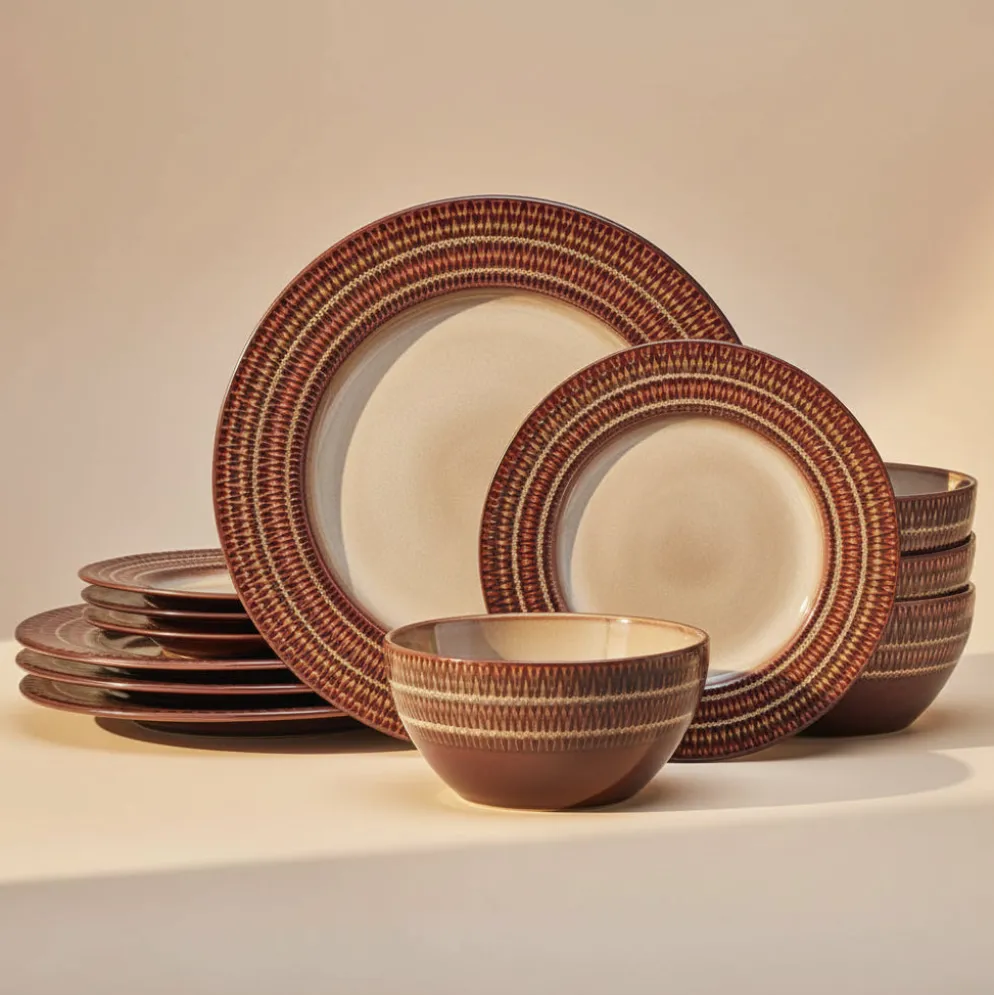 Skylar 12 Piece Dinnerware Set, Service for 4