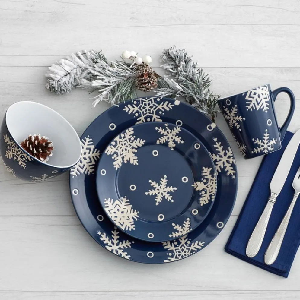 Snow Flurry Dinnerware Set