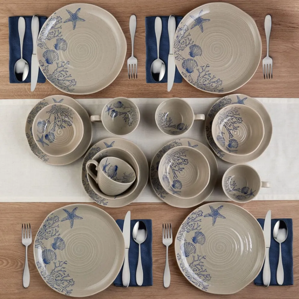 Southport 16 Piece Dinnerware Set, Service for 4