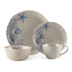 Southport 16 Piece Dinnerware Set, Service for 4