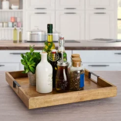 Square Lazy Susan Serving Tray