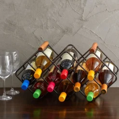 Stackable 12 Bottle Wine Rack