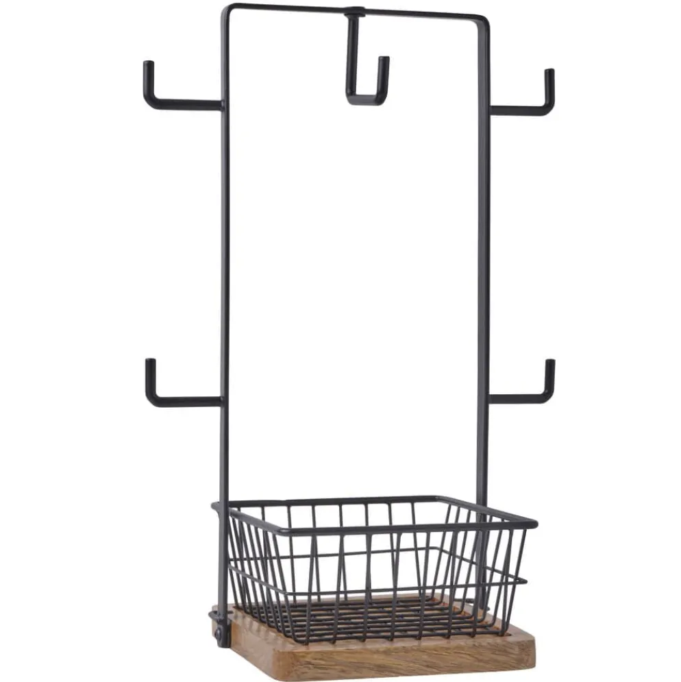 Stella Mug Tree with Storage Basket
