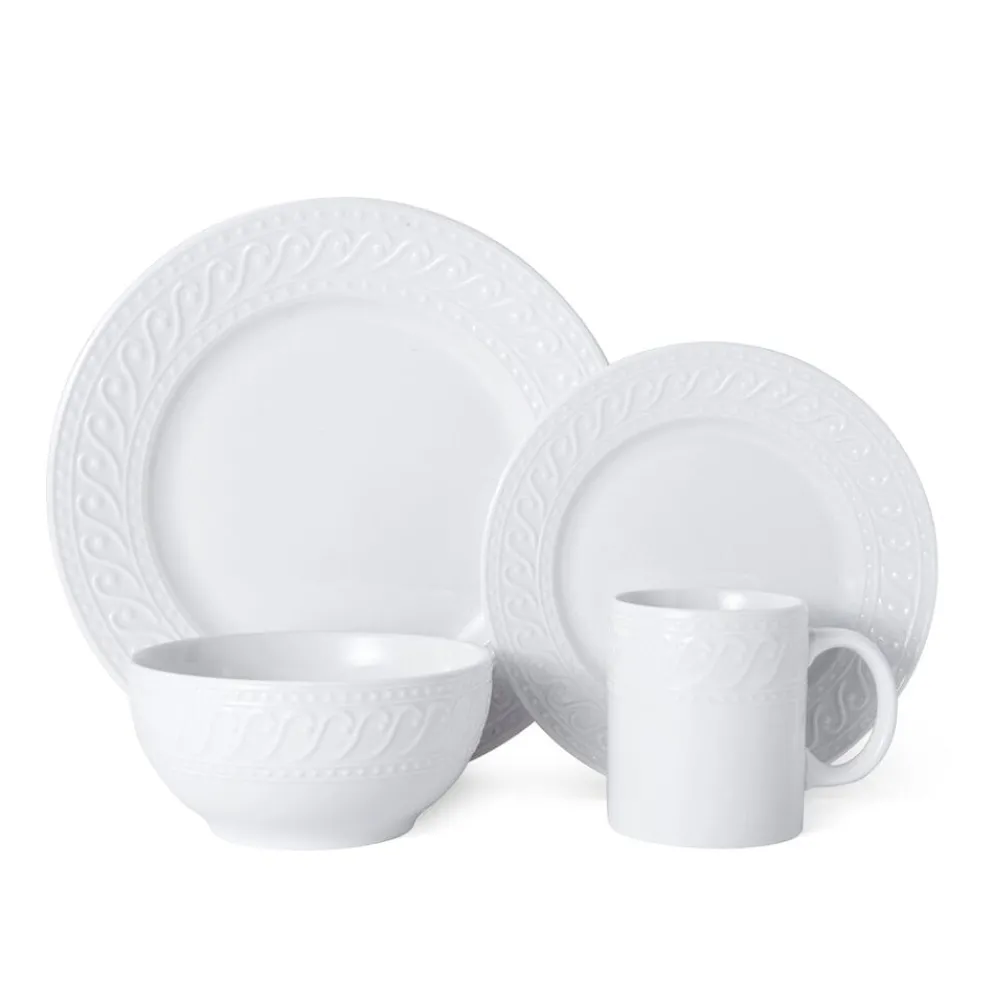 Sylvia 32 Piece Dinnerware Set, Service for 8