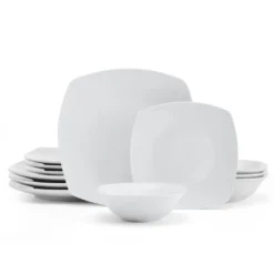 Tara 12 Piece Dinnerware Set, Service for 4