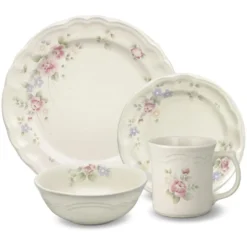 Tea Rose Dinnerware Set